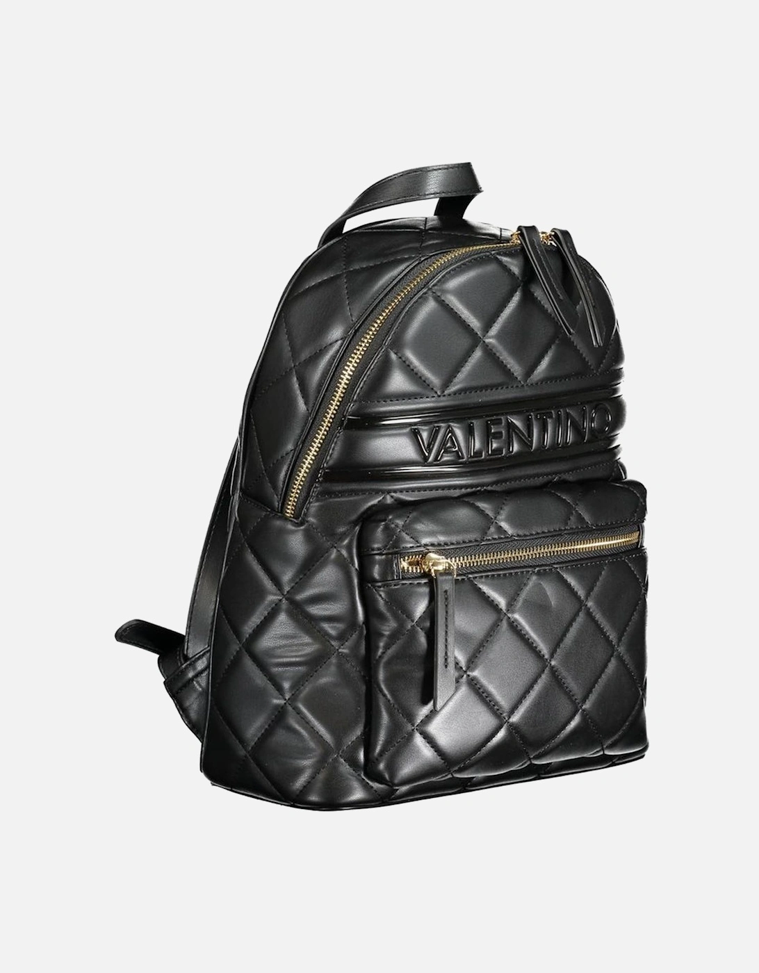 Stylish Backpack with Adjustable Straps and Zip Closure Women - Black