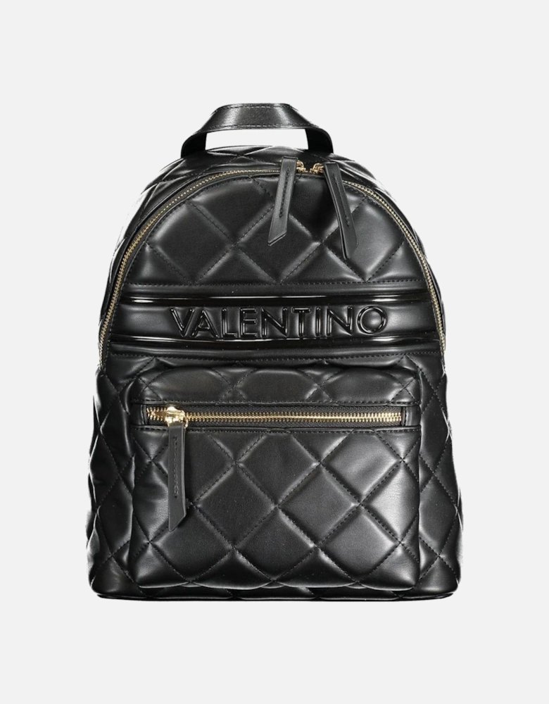 Stylish Backpack with Adjustable Straps and Zip Closure Women - Black