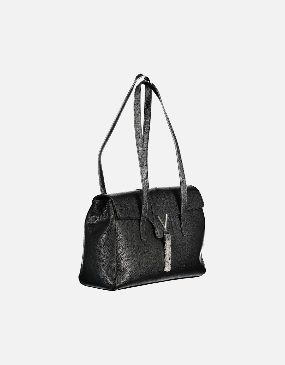 Contrast Detail Shoulder Bag with Multiple Compartments Women - Black