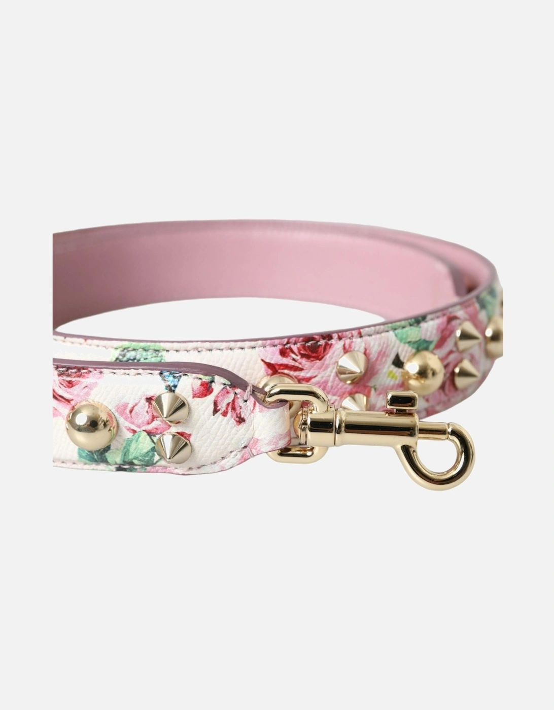 Authentic Leather Shoulder Strap with Lobster Clasps Women - Pink