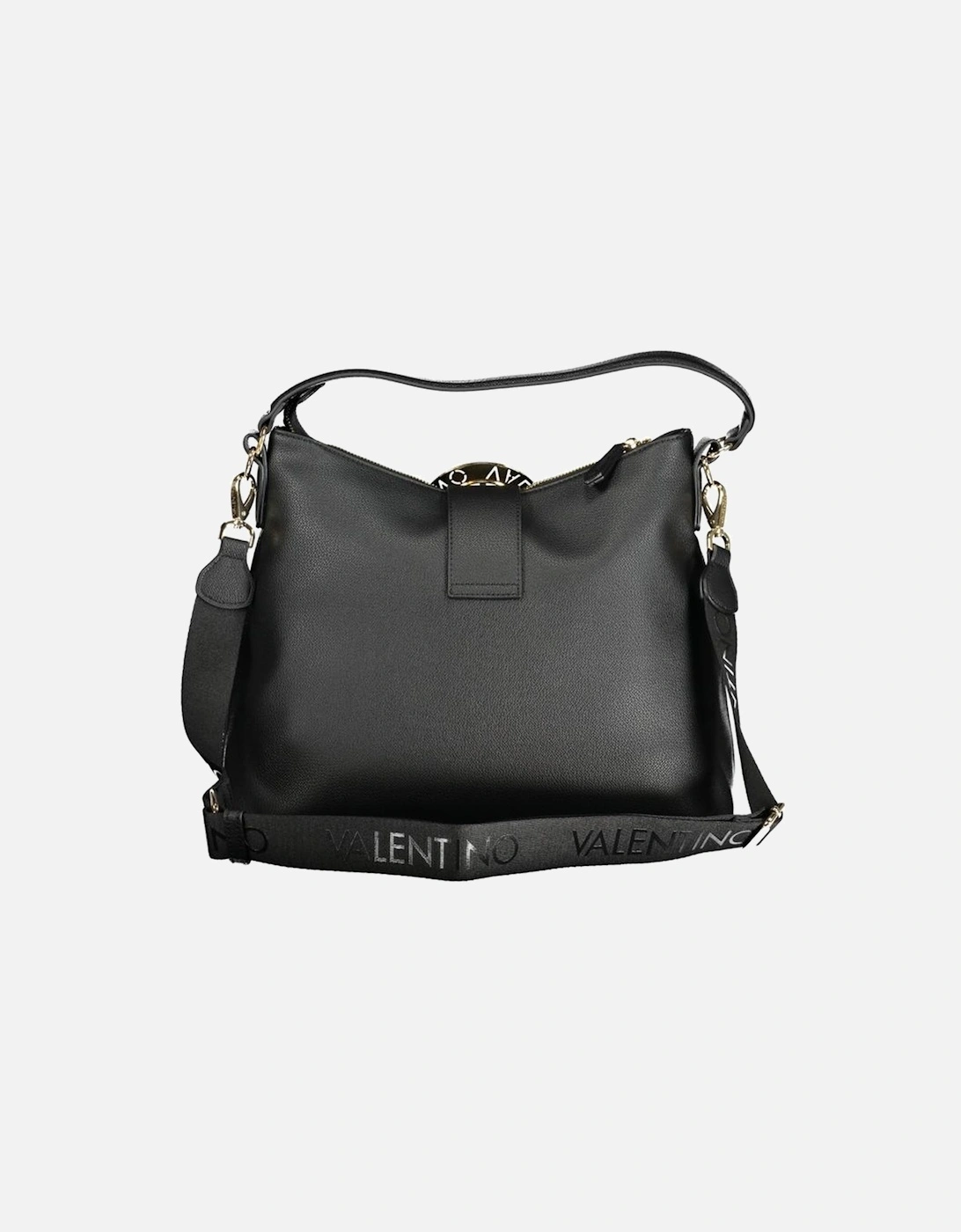 Designer Shoulder Bag with Adjustable Straps Women - Black Handbags