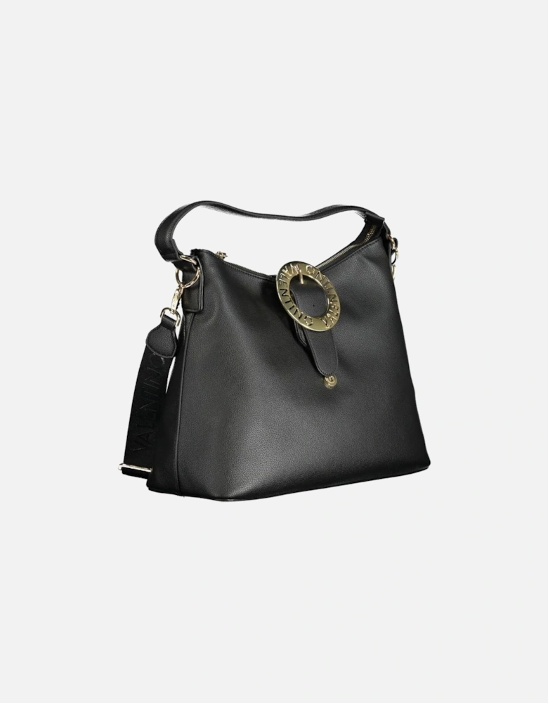 Designer Shoulder Bag with Adjustable Straps Women - Black Handbags