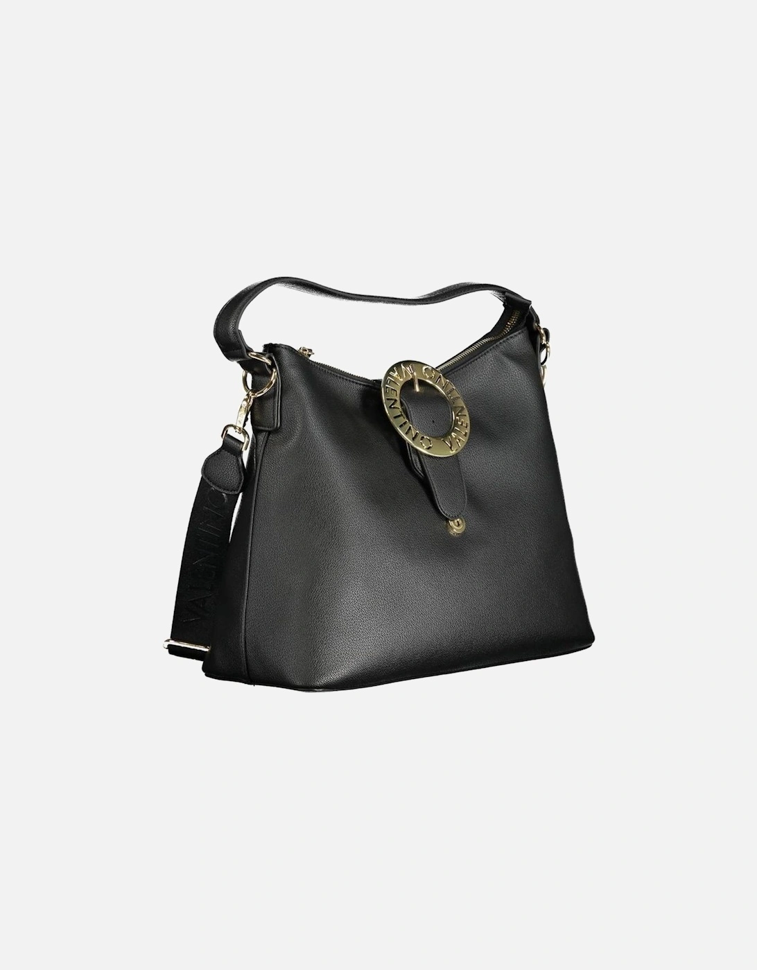 Designer Shoulder Bag with Adjustable Straps Women - Black Handbags