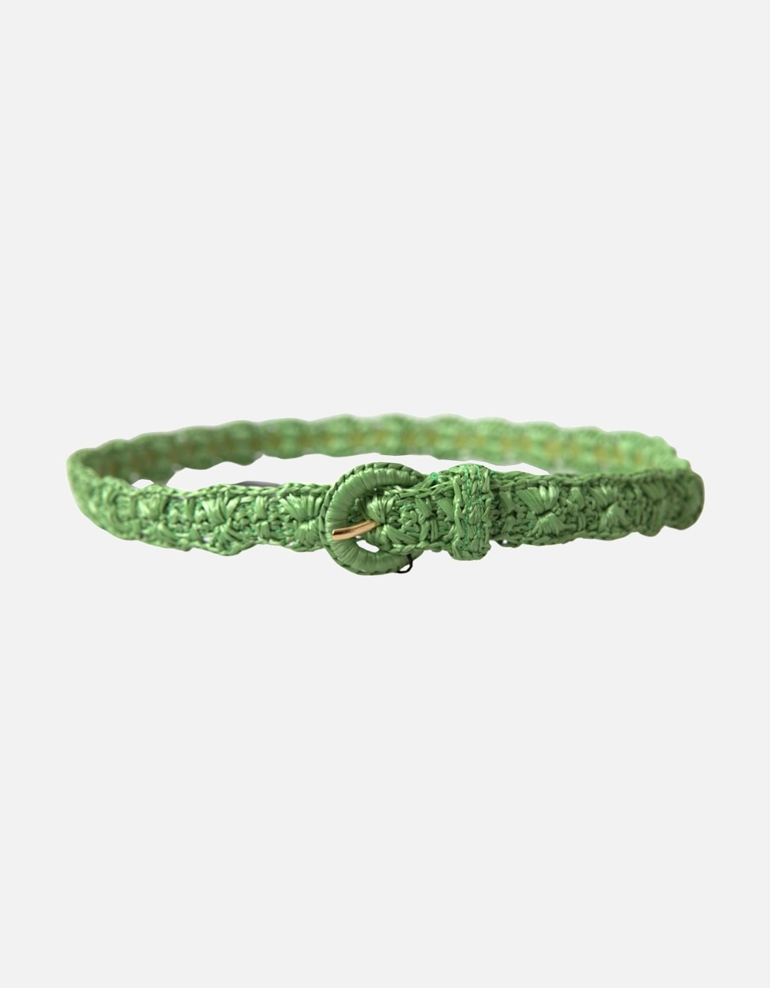 Crochet Raffia BeltGreen Women