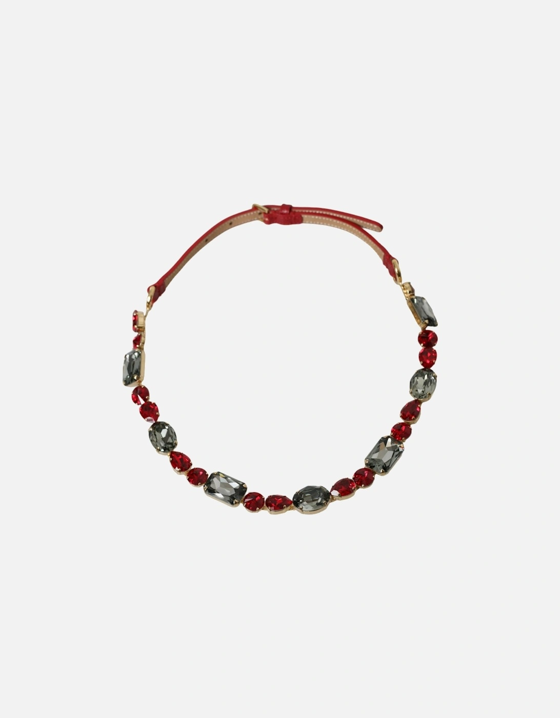 Crystal Motif Waist Belt Women - Red, 6 of 5