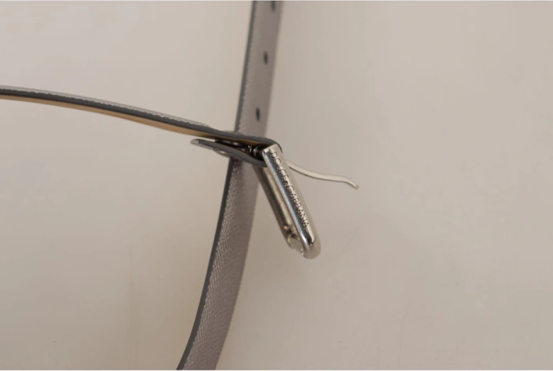 Metallic Leather Belt WMB247 Women - Silver
