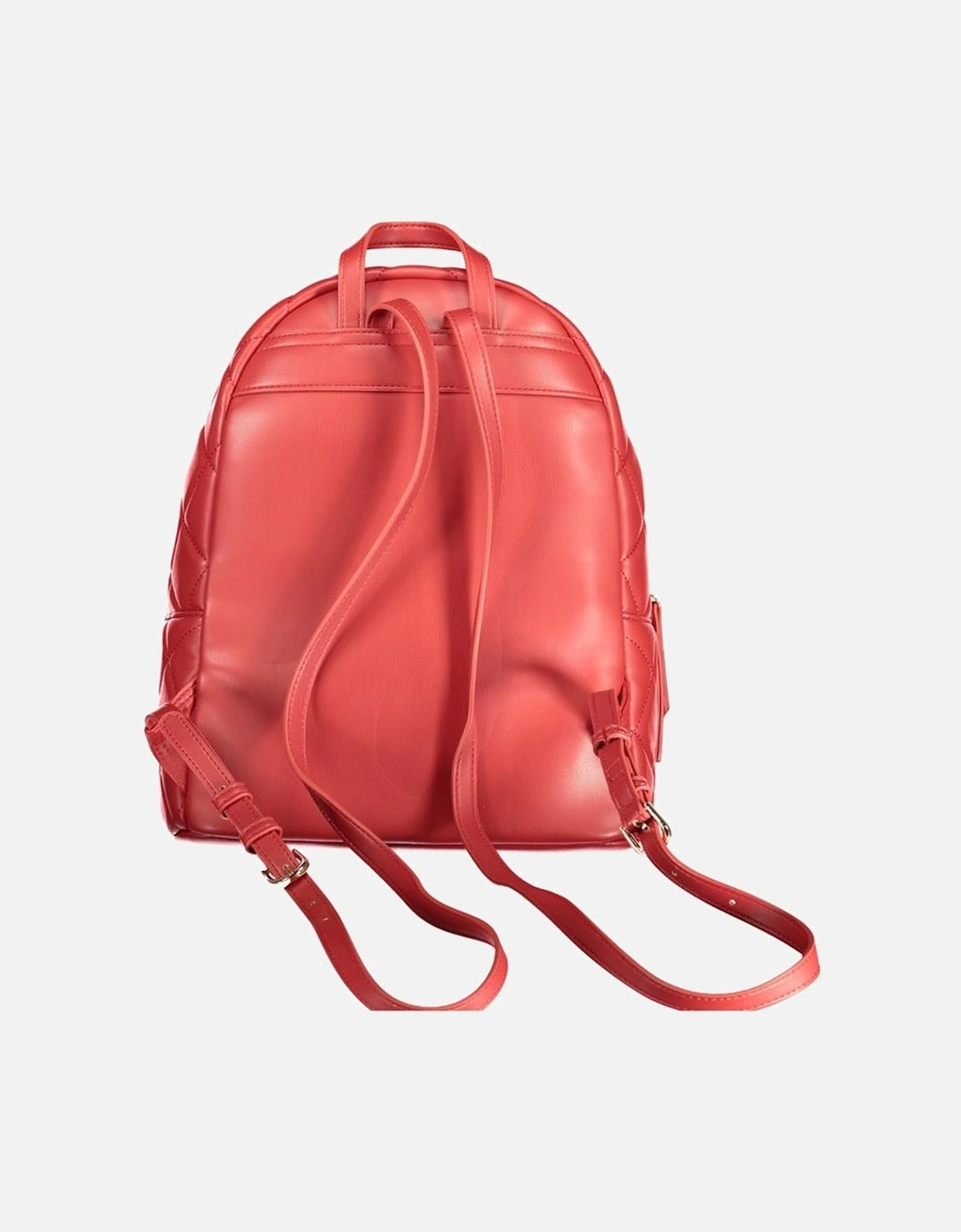 Backpack with Adjustable Straps and Zip Closure Women - Red Backpacks