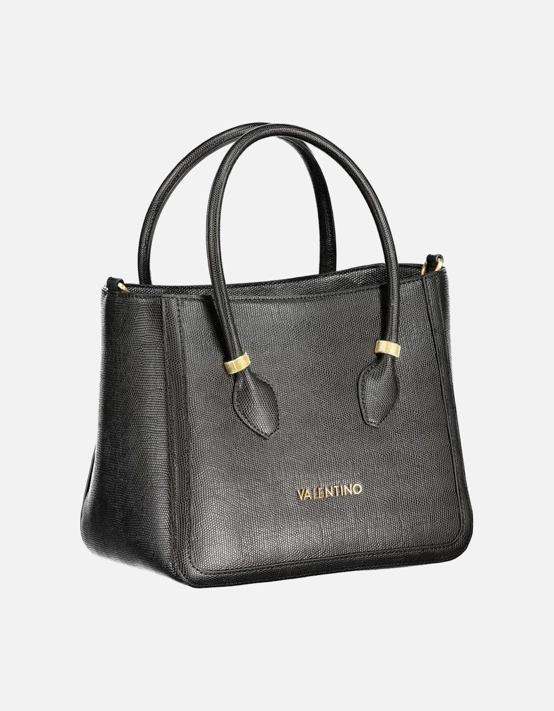 Black Polyethylene Handbag Women