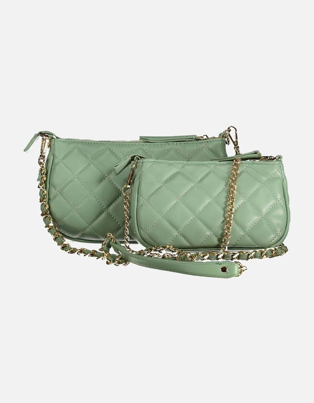 2-in-1 Bag with Removable Chain Strap Women - Green Handbags