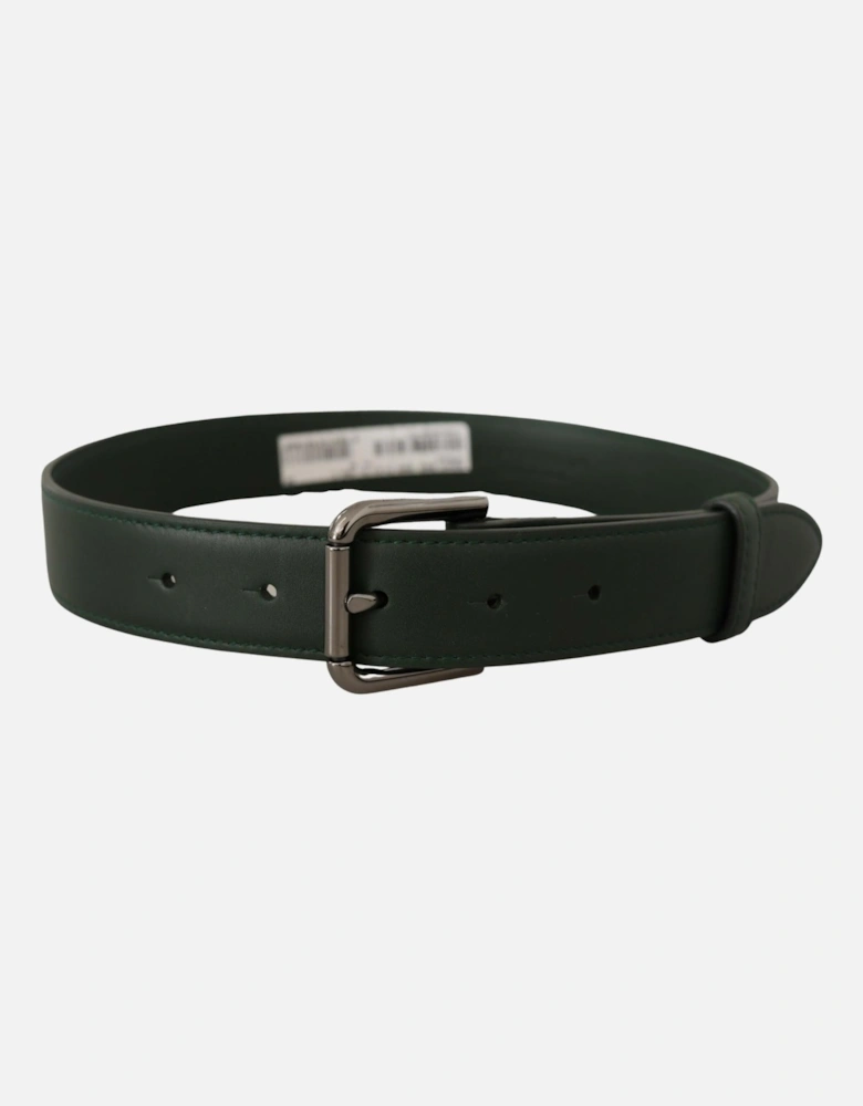 Leather Belt Dark Green Women