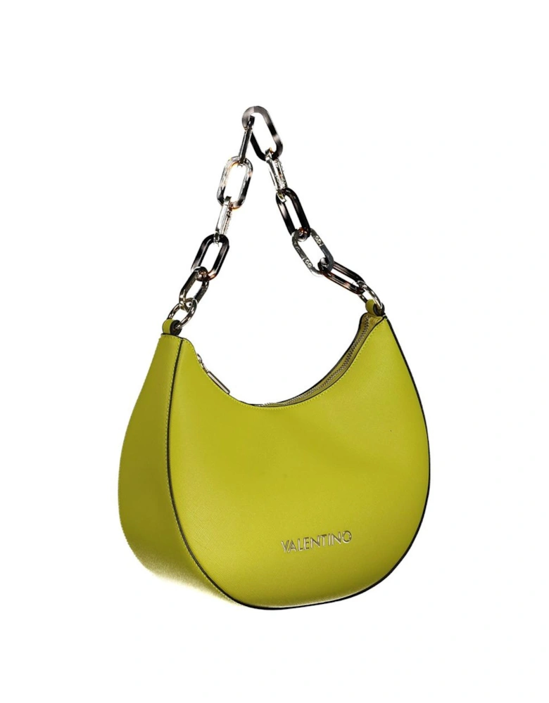 Chain Shoulder Bag with Adjustable Strap Women - Yellow Handbags