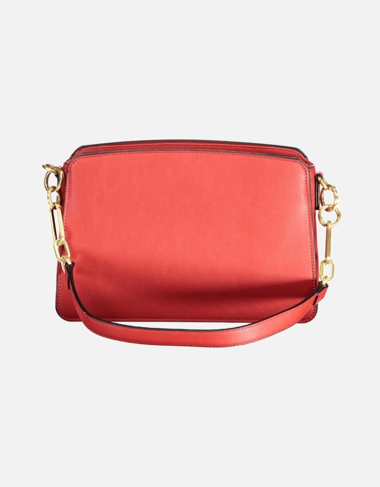 Removable Strap Shoulder Bag with Multiple Compartments Women - Red