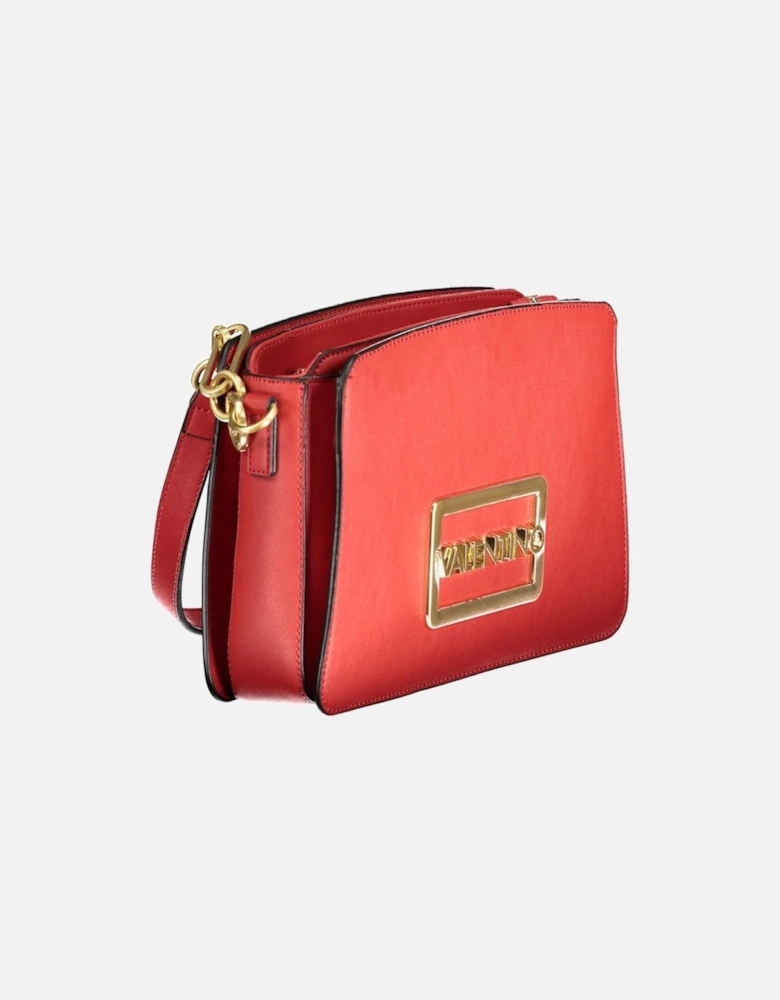 Removable Strap Shoulder Bag with Multiple Compartments Women - Red