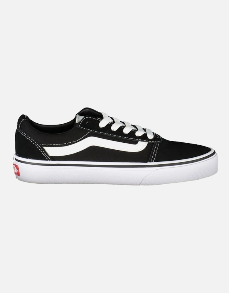 Laced Sports Footwear with Contrast Details and Logo Women - Black