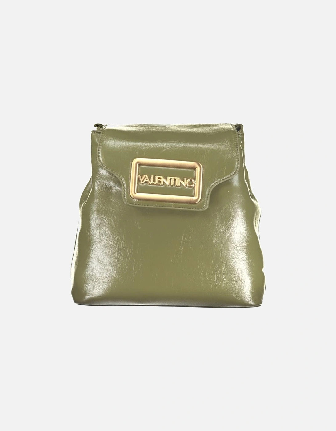 Valentino Women's Green Leather Double-Breasted Trench Coat Women - Backpacks - Size: One Size