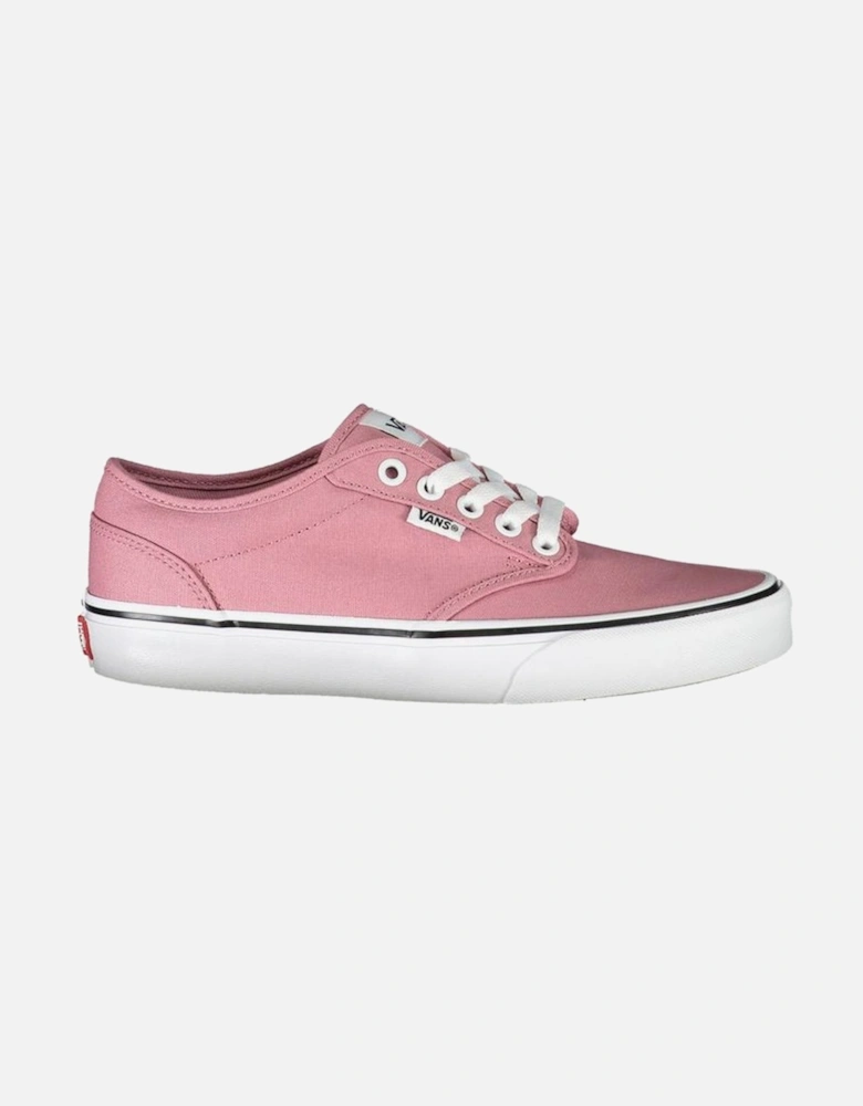 Contrast Lace-Up Sports Shoes with Logo Detail Women - Pink Sneakers