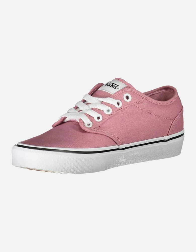 Contrast Lace-Up Sports Shoes with Logo Detail Women - Pink Sneakers