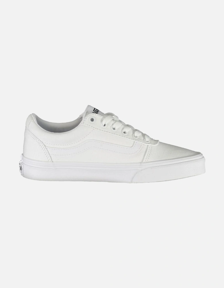 Laced Sports Footwear with Contrast Details and Logo. Women - White