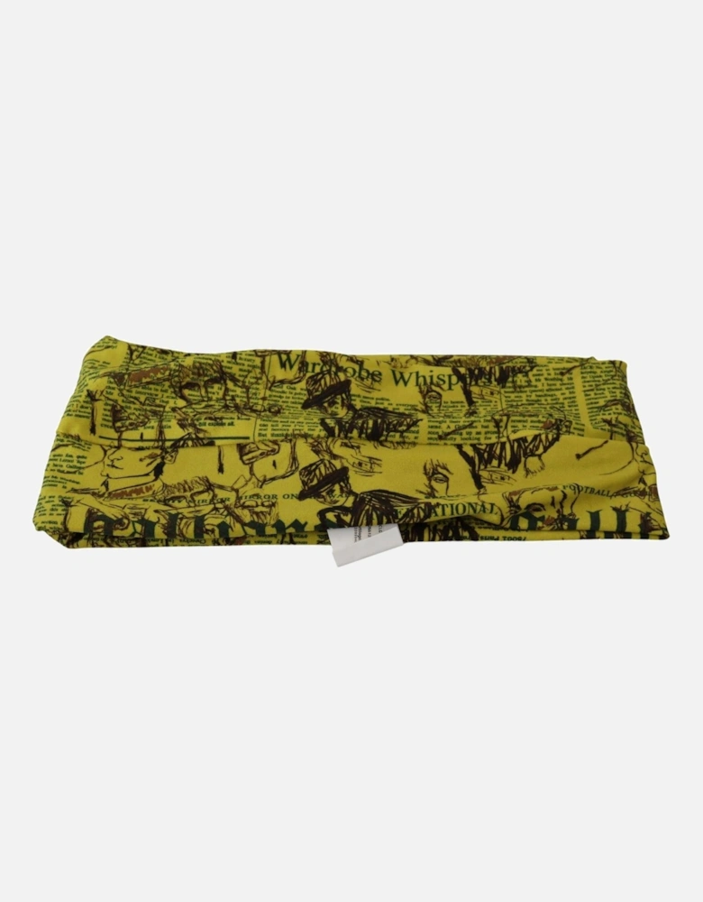 Tube Top Graphic Print Strapless Women - Yellow T-Shirts