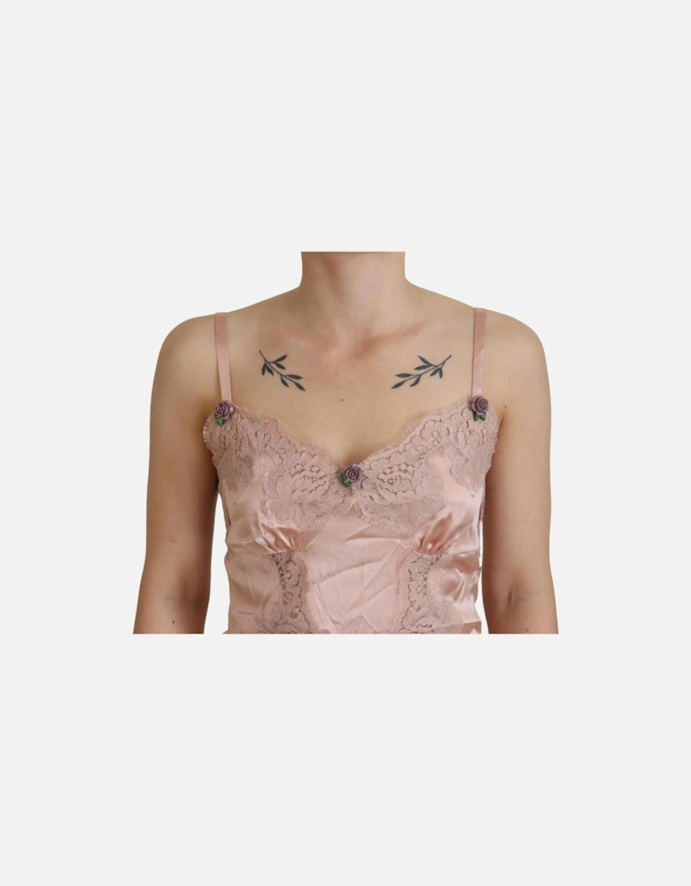 Lace Trim Camisole TSH8066 Women - Pink Sleepwear