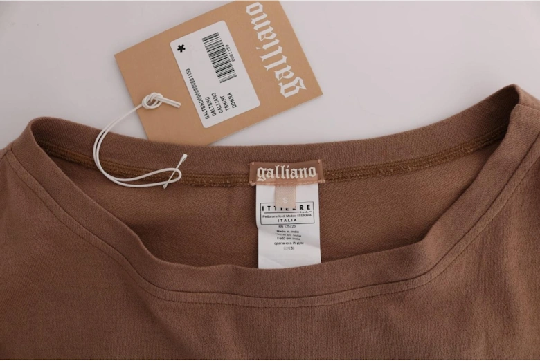 Brown Knit Pullover Sweater Women