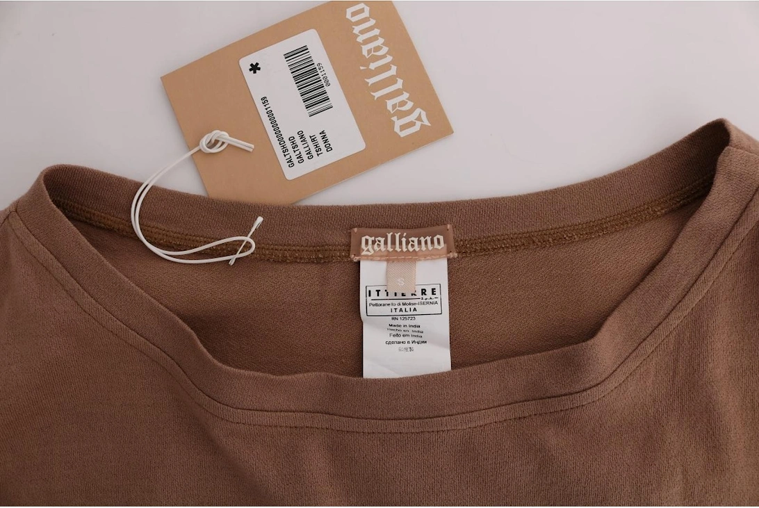 Brown Knit Pullover Sweater Women