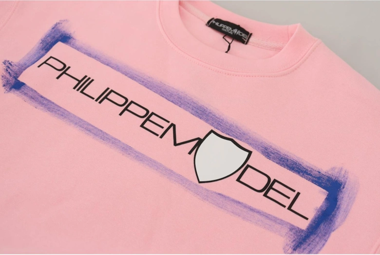 Pink Crew Neck Sweatshirt Women Sweaters