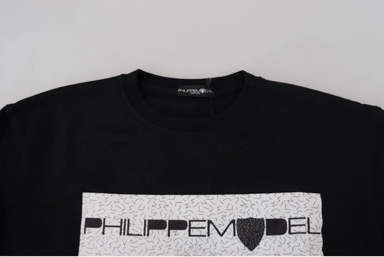 Black Graphic Print Sweatshirt Women Sweaters