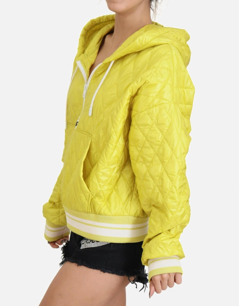 Hooded Quilted Jacket TSH83715 Women - Yellow Jackets