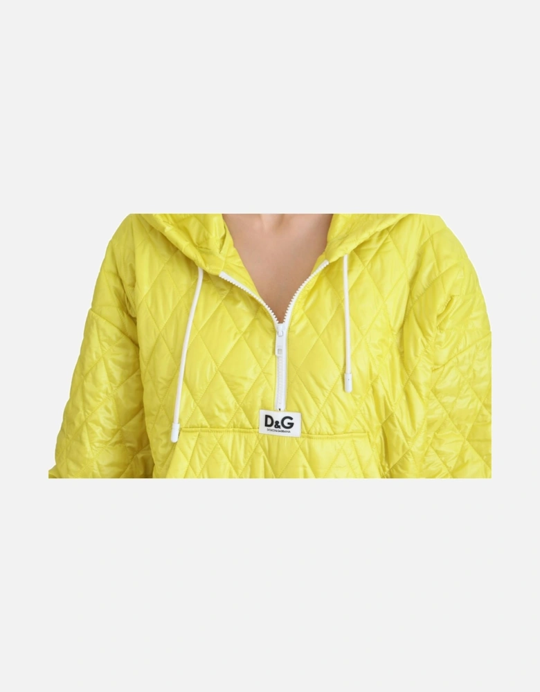 Hooded Quilted Jacket TSH83715 Women - Yellow Jackets