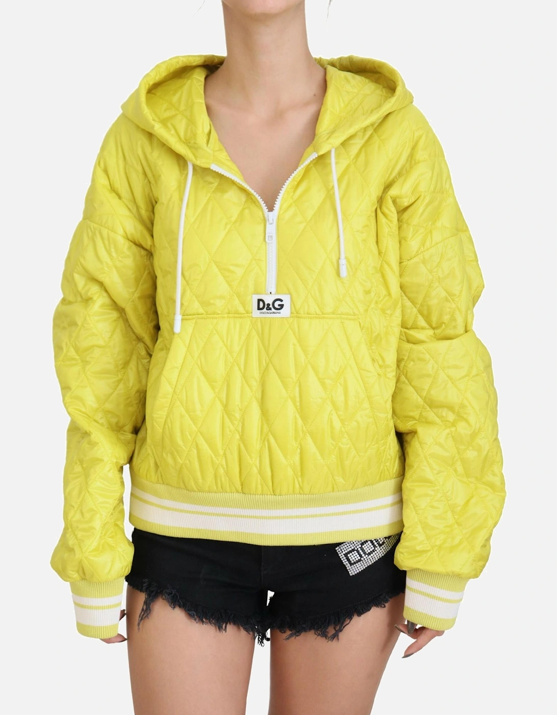 Hooded Quilted Jacket TSH83715 Women - Yellow Jackets, 7 of 6