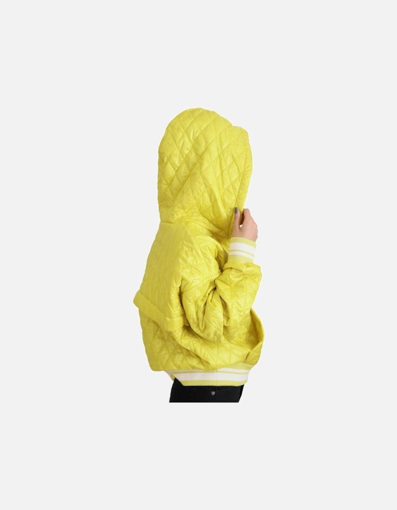 Hooded Quilted Jacket TSH83715 Women - Yellow Jackets