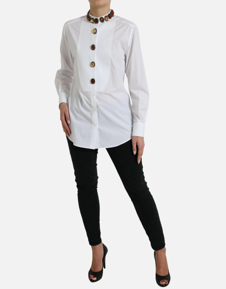 Dolce Gabbana TSH84225 Poplin Shirt Women - White