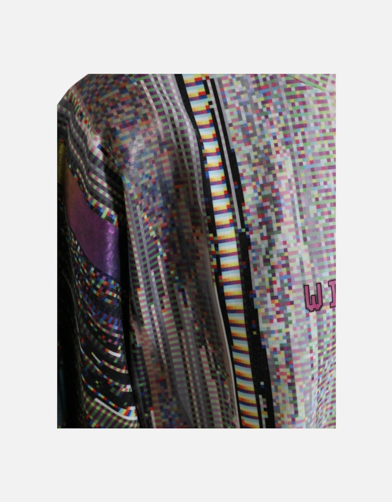 Multicolor Printed Round Neck T-Shirt by a Designer Women