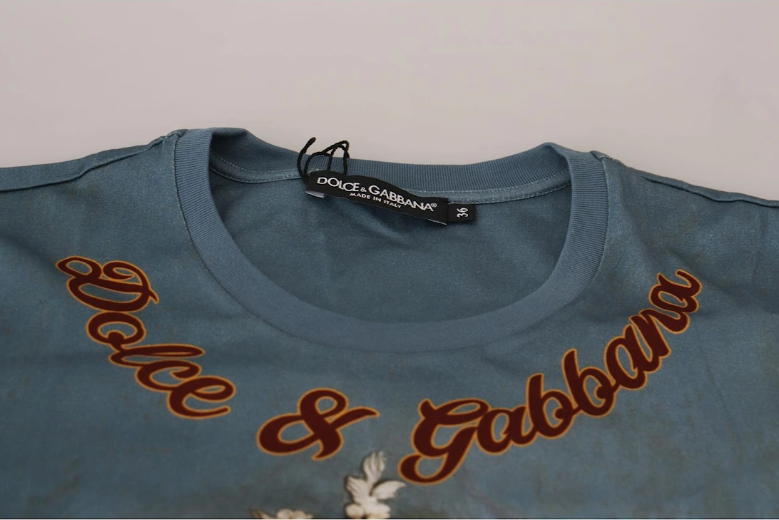 Baroque Cherubs Print TShirt TSH8144 Women - Multicolor T-Shirts