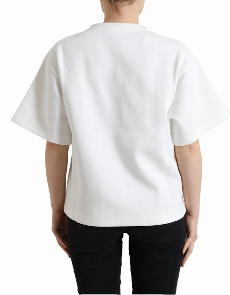 Hot Crystal TShirt Short Sleeves Women - White T-Shirts