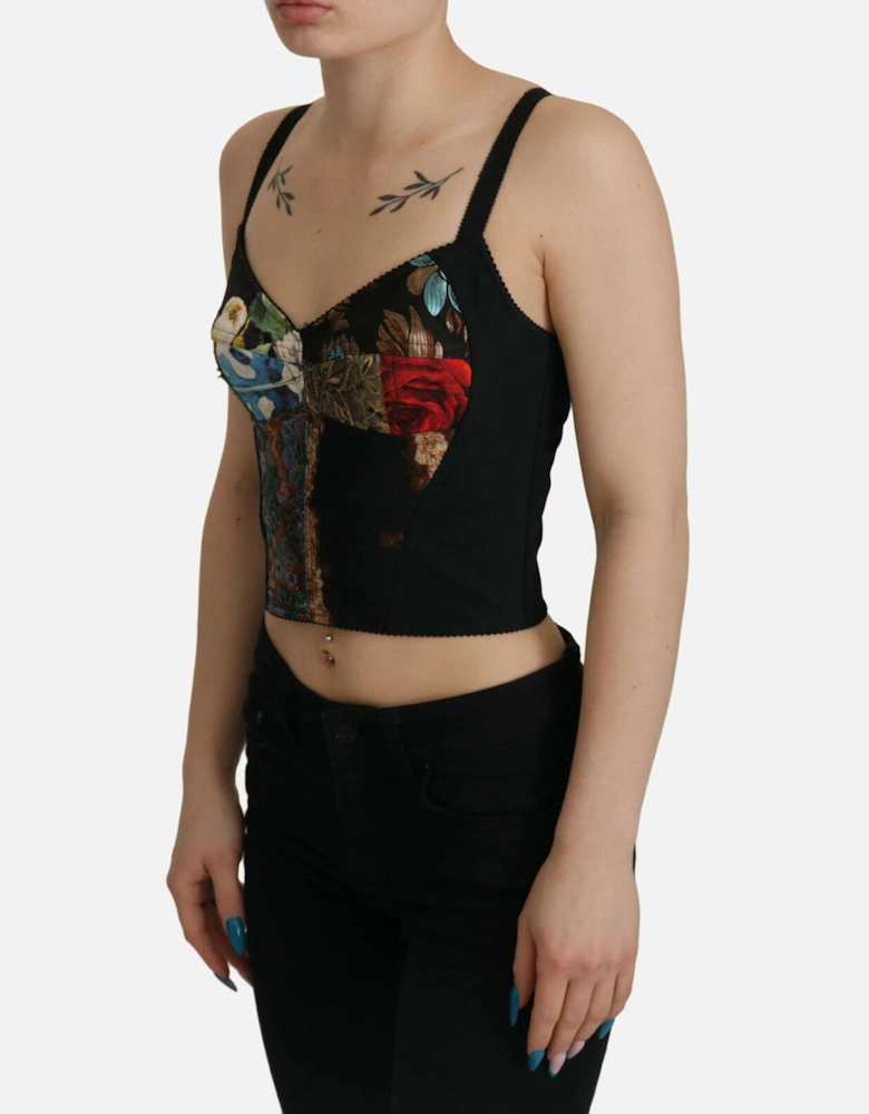 Patchwork Corset Top TSH8005 Women - Multicolor T-Shirts