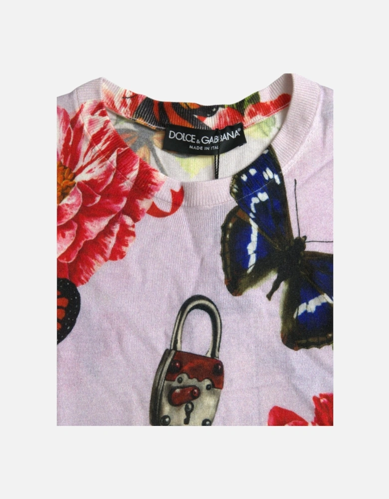 Printed Cashmere Silk Tank Top Women - Multicolor T-Shirts