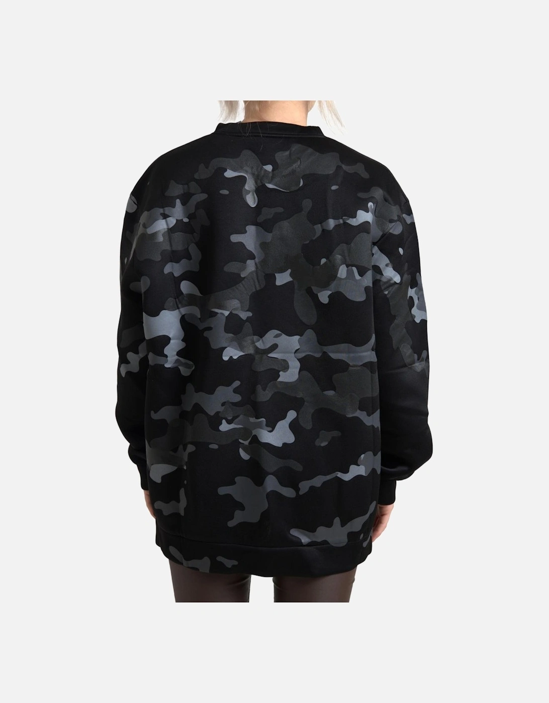 Dolce Gabbana TSH83136 Camo Sweatshirt Women - Black Sweaters