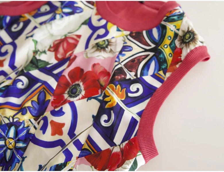 Crew Neck Printed Tank Top Women - Multicolor