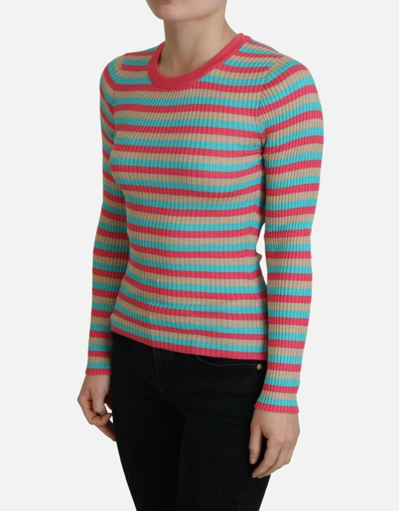 TSH8070 Knit Sweater Women - Multicolor