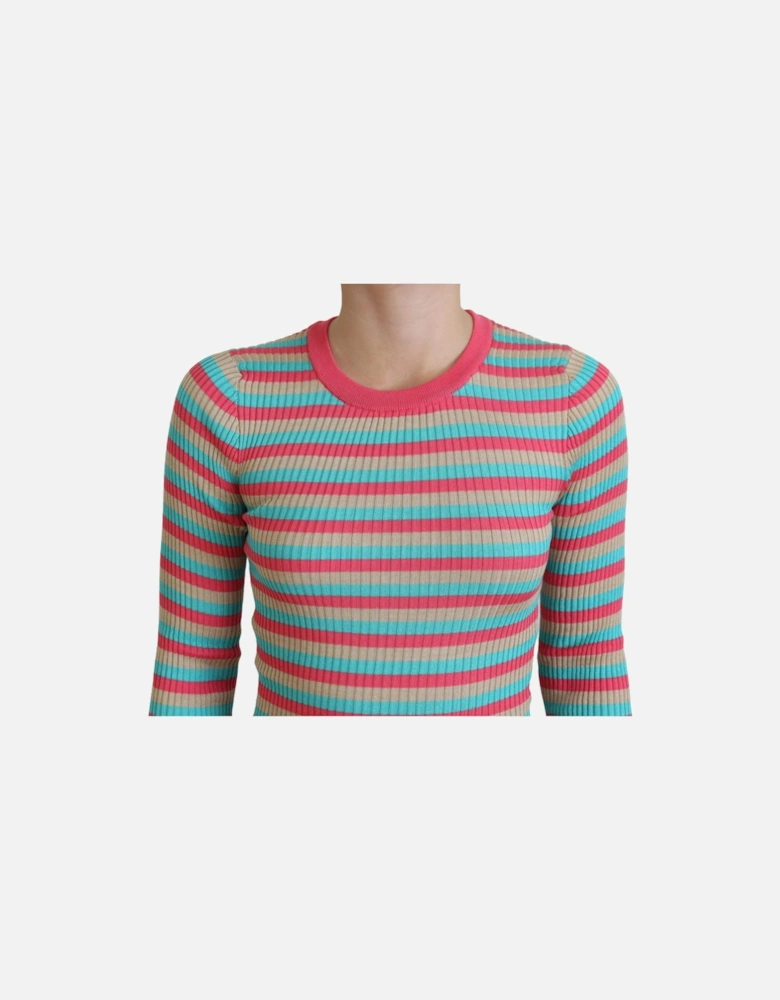 TSH8070 Knit Sweater Women - Multicolor