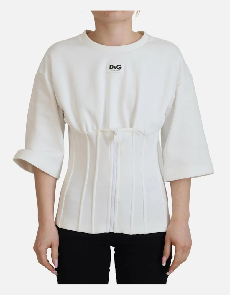 Dolce Gabbana Corset Top TSH83230 Women - White T-Shirts