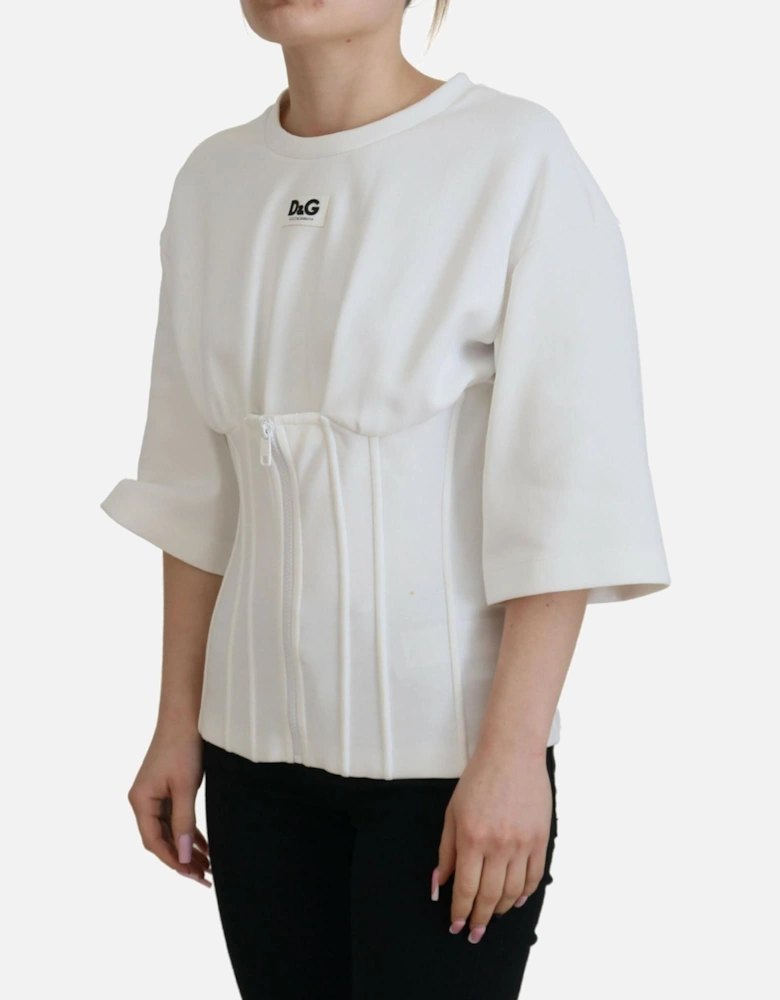 Dolce Gabbana Corset Top TSH83230 Women - White T-Shirts