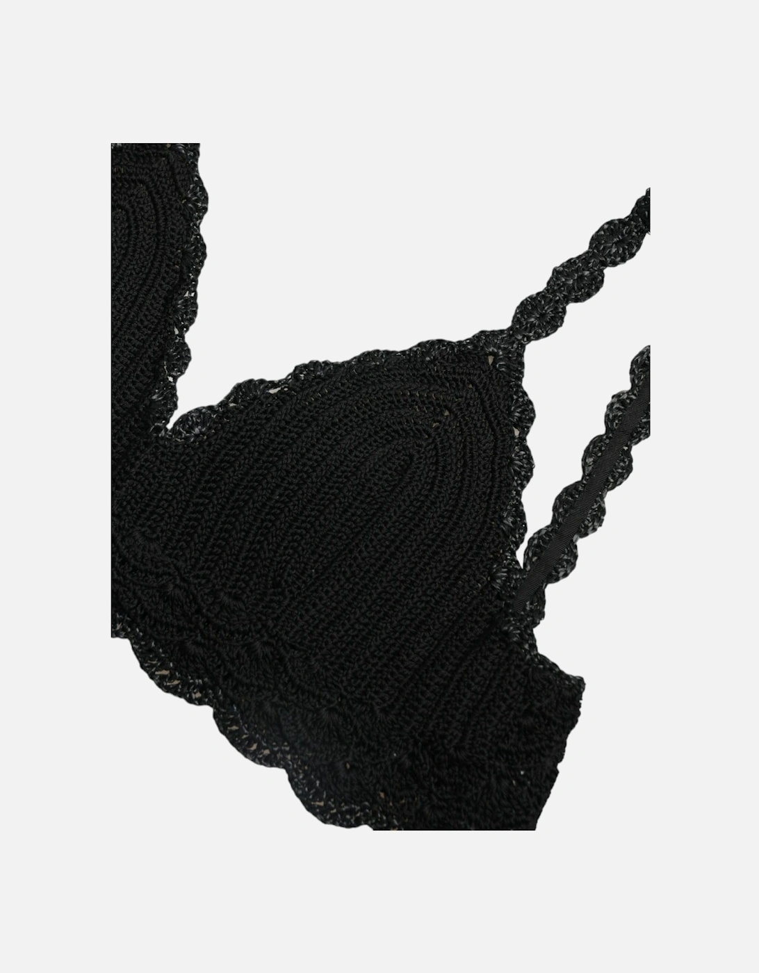 Dolce Gabbana Crochet Knit Top TSH7860 Women - Black T-Shirts