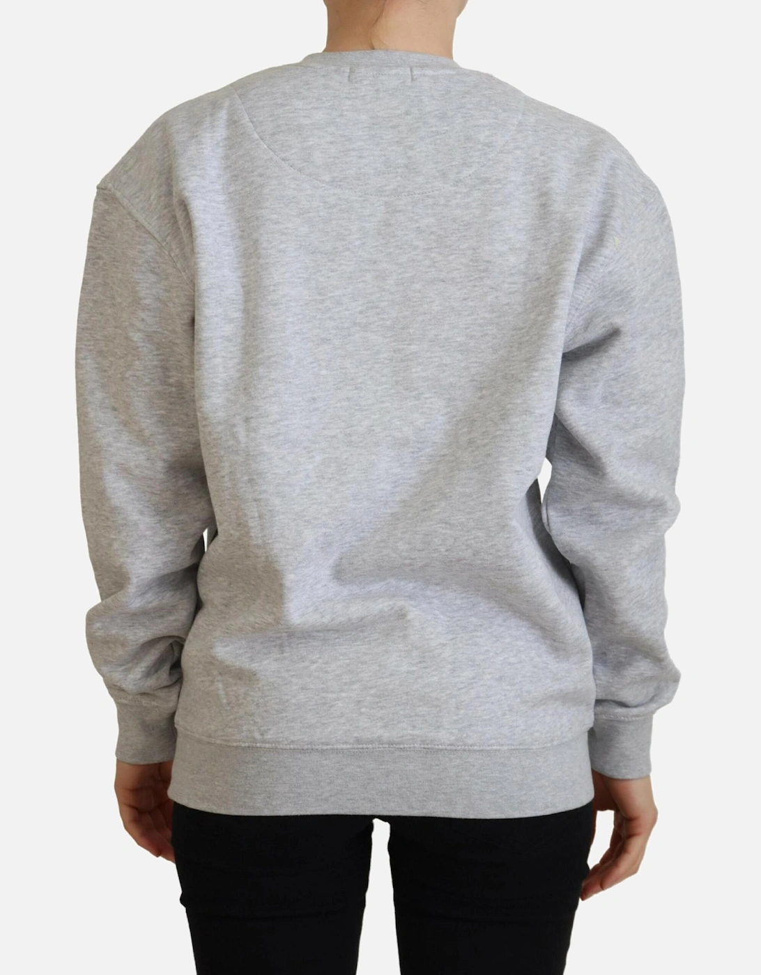 Crew Neck Sweatshirt Women - Gray Sweaters