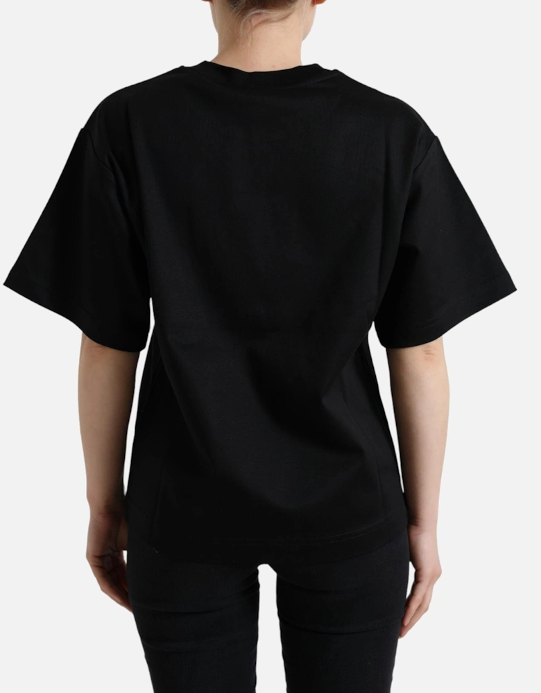 Dolce Gabbana TSH84346 Sequin TShirt Women - Black T-Shirts
