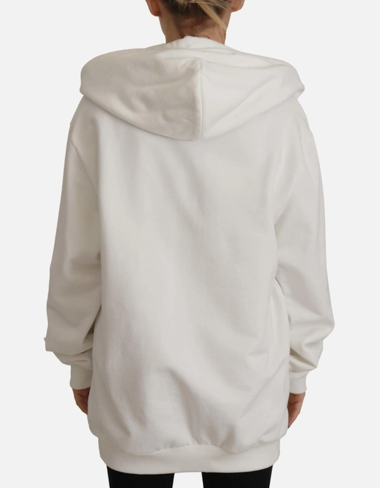 Dolce Gabbana Hoodie Long Sleeves Women - White Sweaters