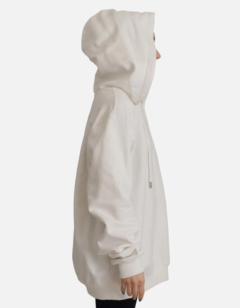 Dolce Gabbana Hoodie Long Sleeves Women - White Sweaters