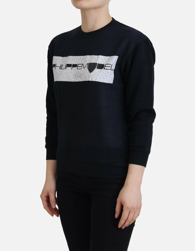 Graphic Print Sweatshirt Women - Black Sweaters